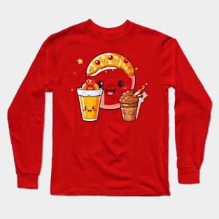 Donut kawaii  junk food T-Shirt cute  funny Long Sleeve T-Shirt